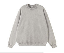 Load image into Gallery viewer, SIMPLE LOGO SWEAT SHIRT ACID WASH
