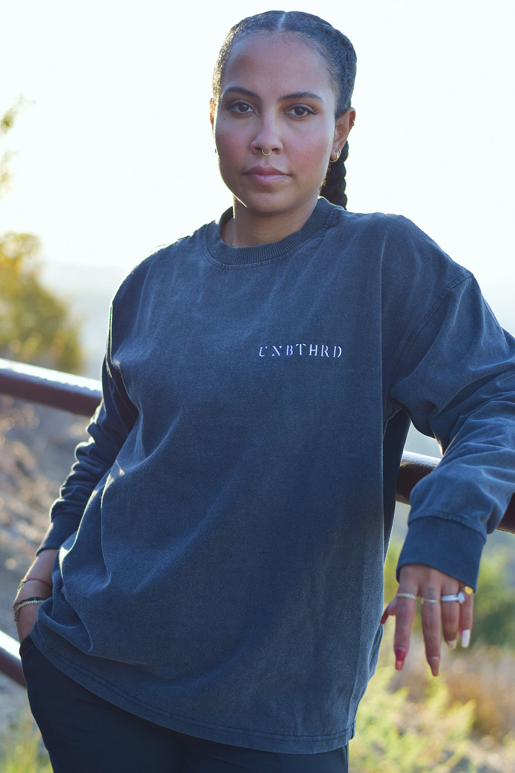 SIMPLE LOGO LONG SLEEVE TEE