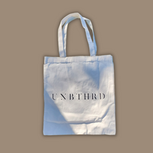 Load image into Gallery viewer, 100% RECYCLED COTTON TOTE BAG WITH PRINTED UNBOTHERED LOGO. UNISEX BAG 
